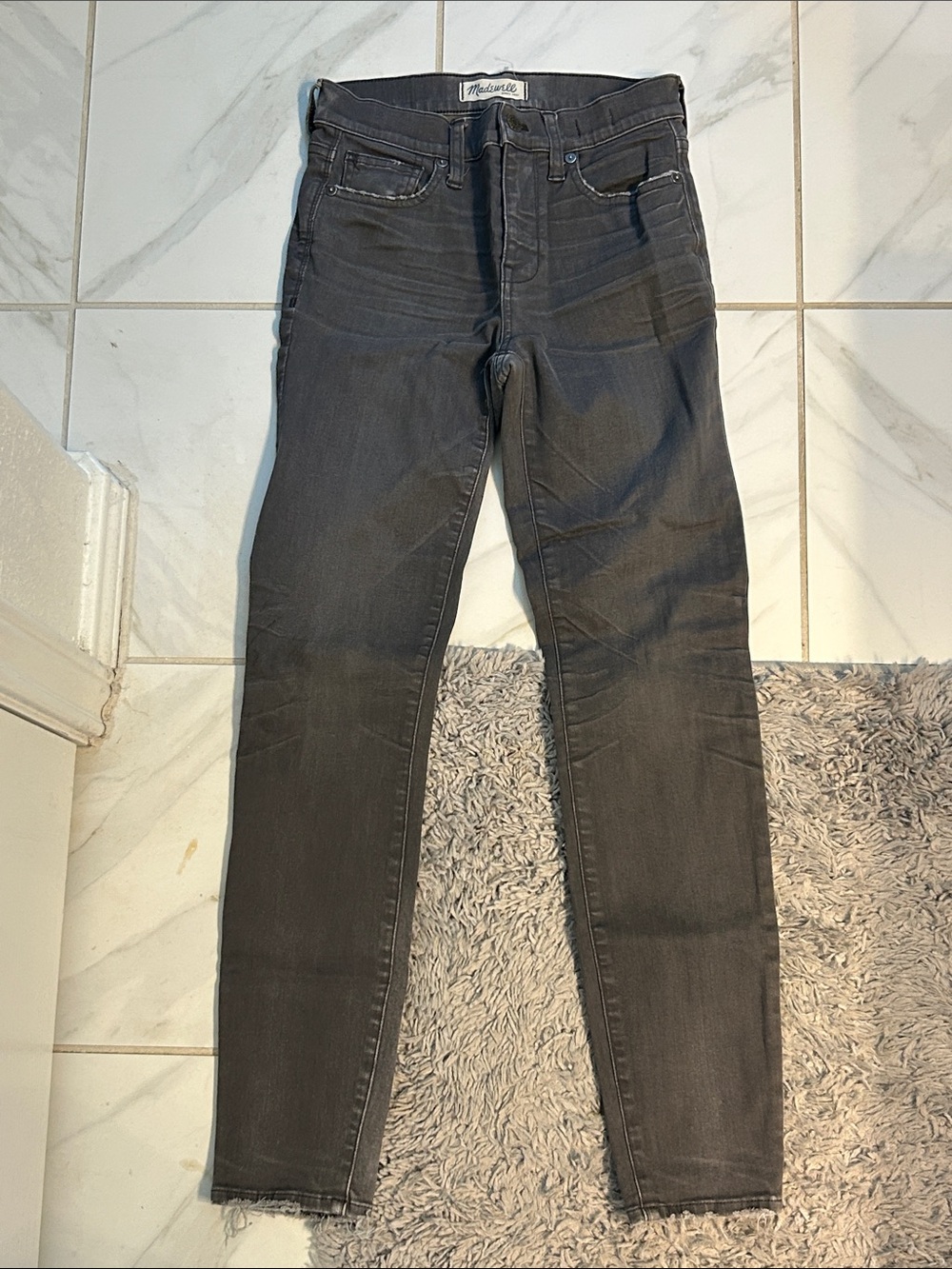 Madewell Women's Skinny Gray Stretch Jeans